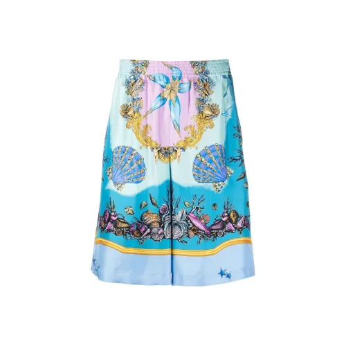 VERSACE Blue Men's Casual Shorts VERSACE Синий Мужские Повседневные Шорты