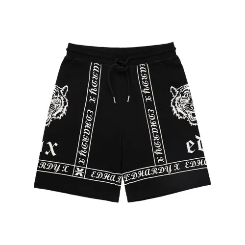 ED HARDY X Черные Унисекс Повседневные шорты
