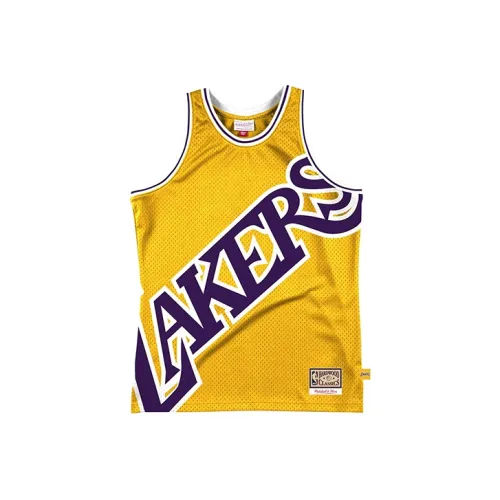 Mitchell Ness Желтая Мужская Баскетбольная Джерси