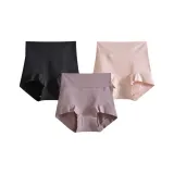 Утягивающий хлопок, стиль - классический черный + светло-розовый + лотос, фиолетовый.