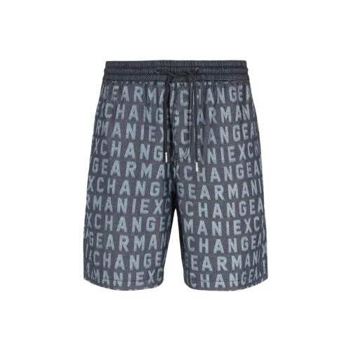 ARMANI EXCHANGEAE Джинсовые шорты Мужские Темно-серые