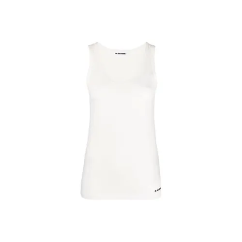 JIL SANDER Белые Женские Майки