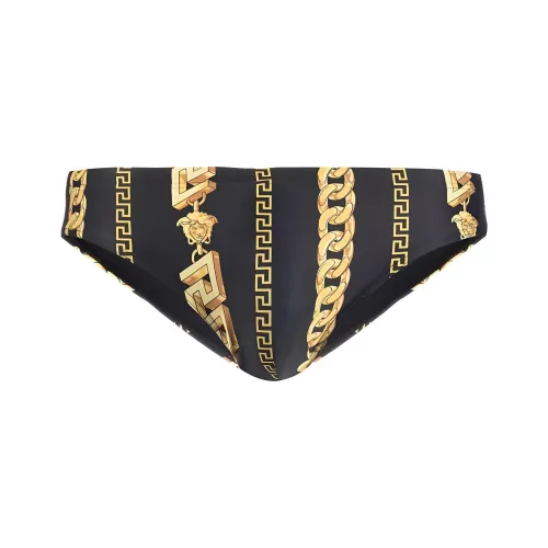VERSACE Плавательные шорты Мужские Черные