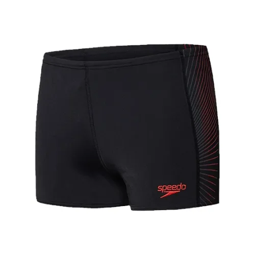 Speedo Черный/Красный Мужские Плавательные Шорты