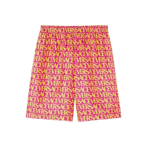 VERSACE Red Men's Casual Shorts VERSACE Красные Мужские Повседневные Шорты