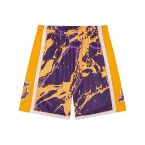 MITCHELL NESS Повседневные шорты Унисекс Желтые