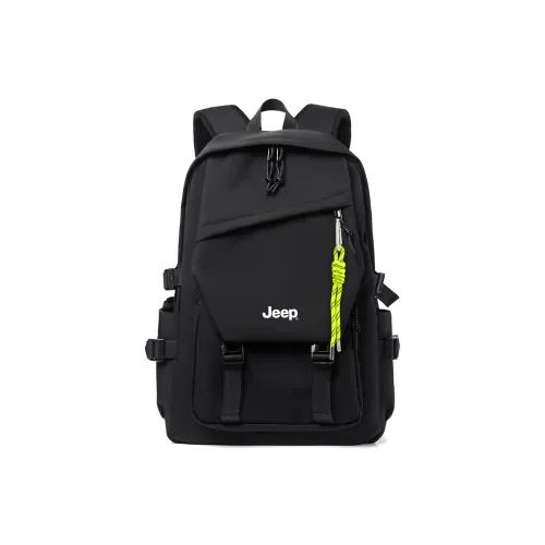 JEEP Oxford Устойчивый к истиранию Большой объем Путешественный Рюкзак с сумкой для ноутбука Унисекс Серый Черный
