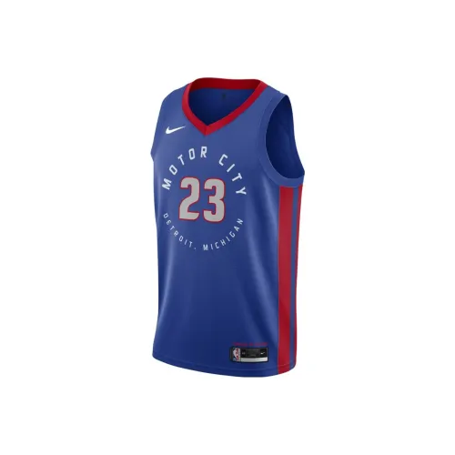 Nike Баскетбольная Джерси Мужская Синяя