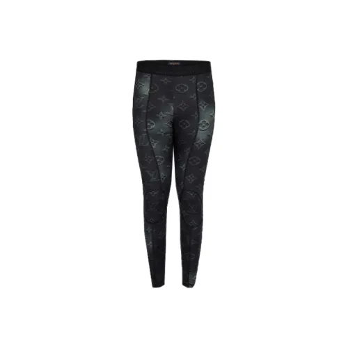 LOUIS VUITTON Новые ежеквартальные продукты LV Черные мужские спортивные брюки