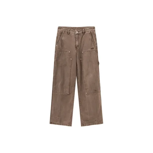 NO ONE ELSE Джинсы Унисекс Кофе