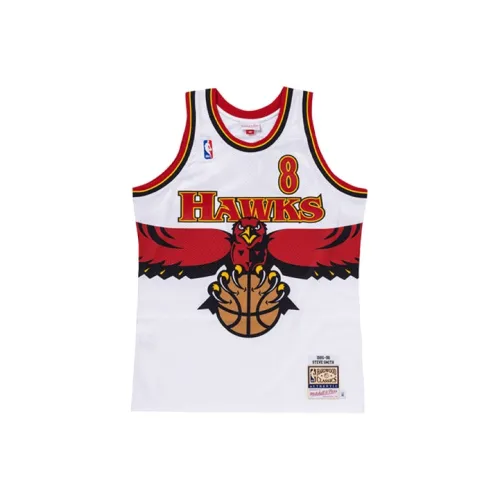 Mitchell Ness Белый Унисекс Баскетбольная Джерси