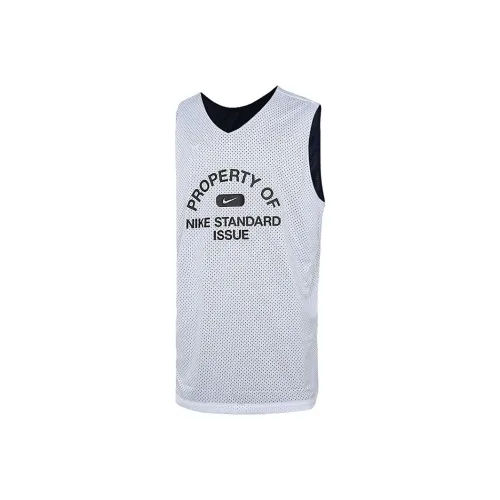Nike Белый Мужская баскетбольная футболка