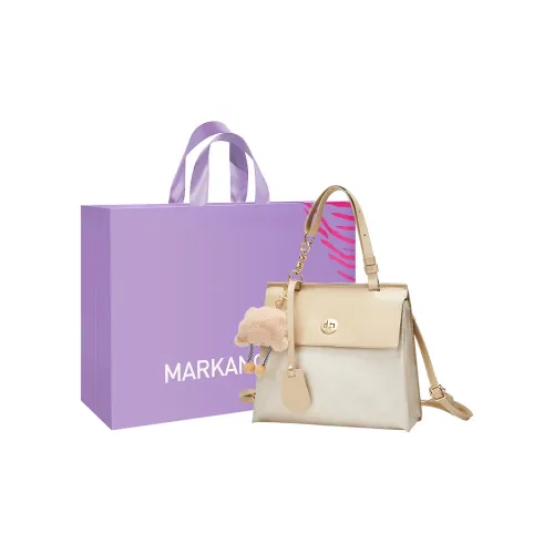 MARKANGARO ПУ (полиуретан) с полиэстером рюкзак женский кокосовое молоко белый