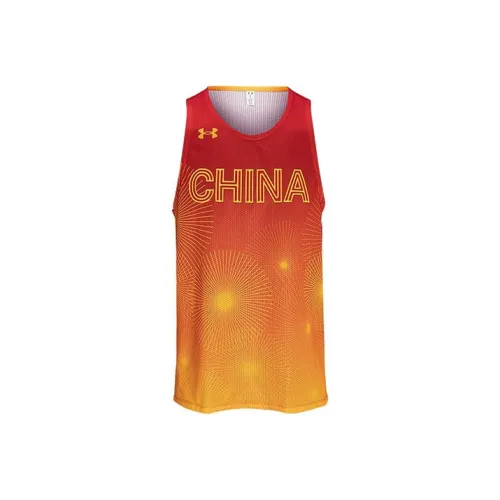 Under Armour Баскетбольная Джерси Унисекс Красная