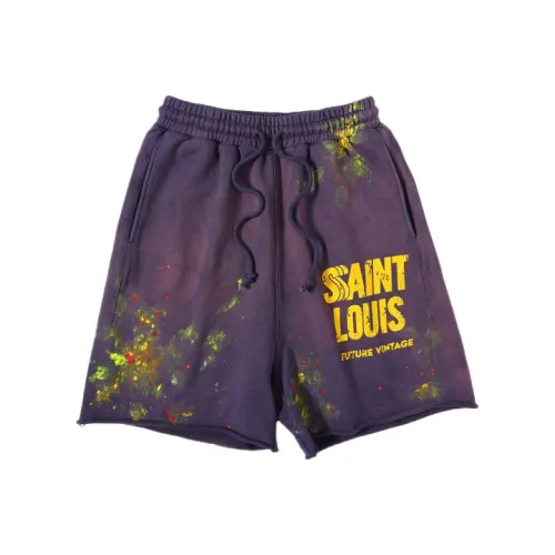 SSSAINT LOUIS Фиолетовые Унисекс Повседневные шорты