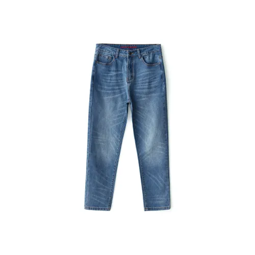 LUCKY BRAND Синие Унисекс Джинсы