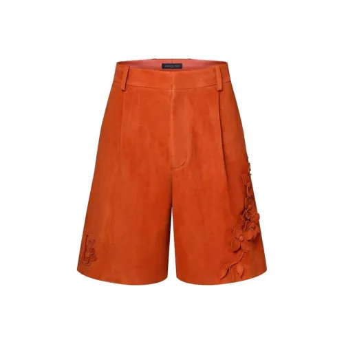 LOUIS VUITTON SS24 Повседневные шорты Мужские Оранжевые