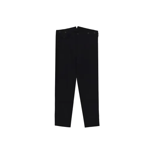 Yohji Yamamoto Pour Homme SS25 Повседневные брюки Мужской Черный