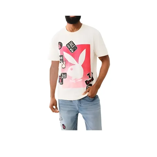 TRUE RELIGION x Playboy T-Shirt Мужской Многоцветный