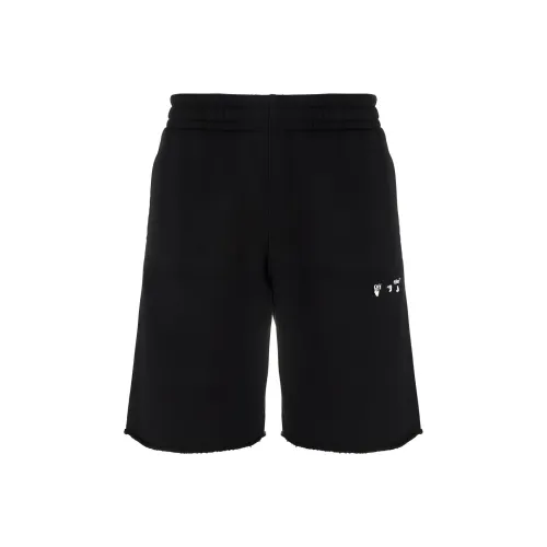 Off Белый SS21 Черный Мужские Спортивные Шорты