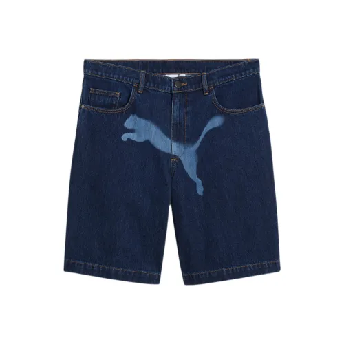 PUMA A$AP ROCKY совместный модель Деним S Джинсовые шорты Унисекс Синий