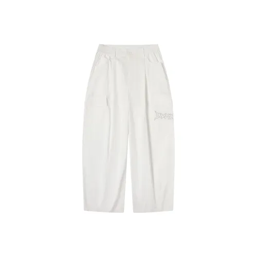 INXX Белые Унисекс Повседневные Брюки