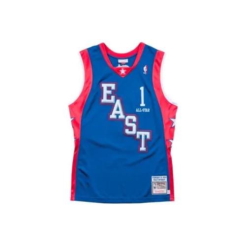 MITCHELL NESS Баскетбольная Джерси Унисекс Королевский Синий