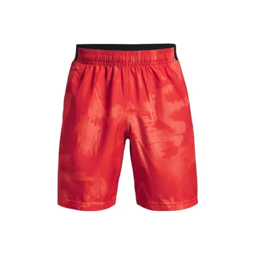 Under Armour Woven Collection Оранжевые Красные Мужские Повседневные Шорты
