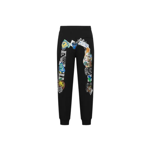 EVISU 2025 Spring Casual Pants Men's Black