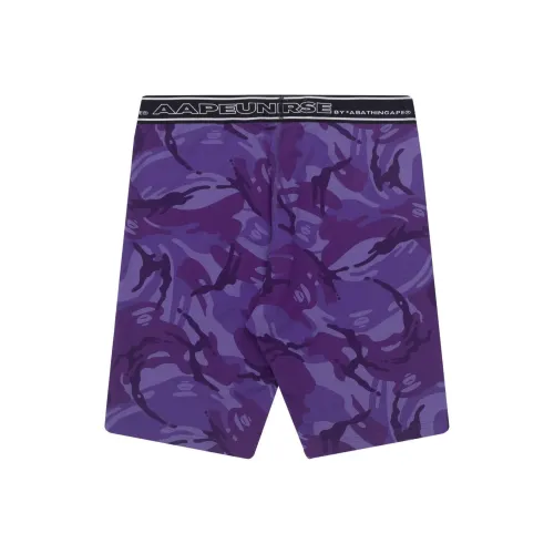 Aape Повседневные шорты унисекс фиолетовые