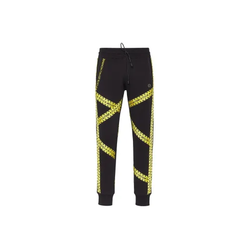 PHILIPP PLEIN Черные Мужские Повседневные Штаны