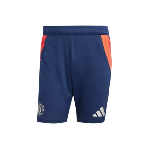 Adidas Manchester United Tiro 24 Тренировочные шорты Повседневные шорты Мужские Полуночный индиго