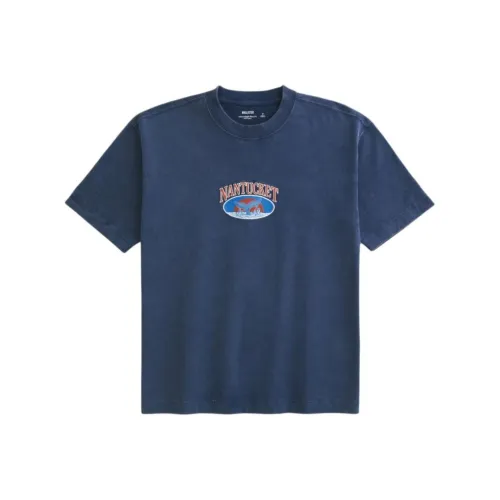 Hollister T-Shirt Мужская Морской Синий