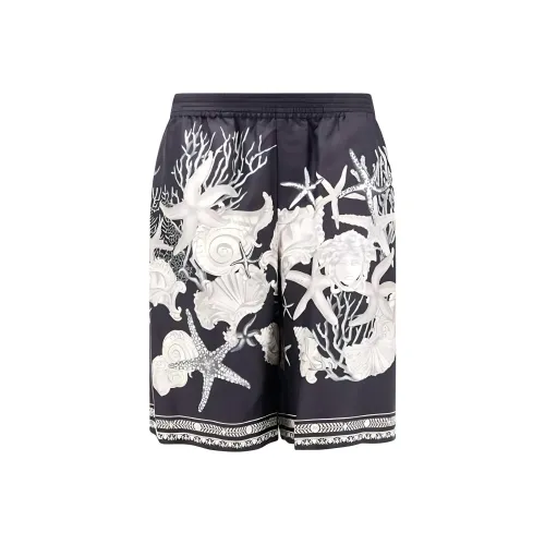 VERSACE Повседневные шорты Мужские Черные
