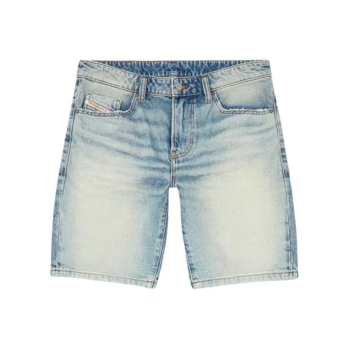 DIESEL Джинсовые шорты Мужские Светло-синие