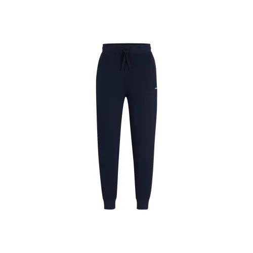 Hugo Boss Темно-синие Мужские Повседневные Штаны