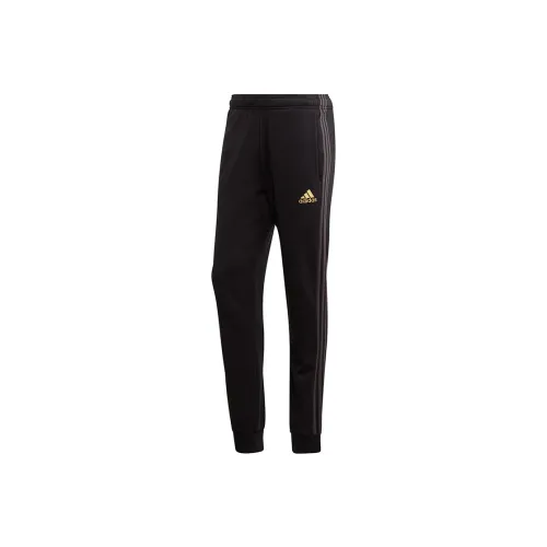 Adidas Вязаные Тренировочные Штаны Мужские Черные