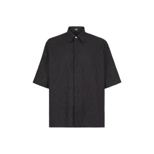 Fendi Мужские Черные Рубашки
