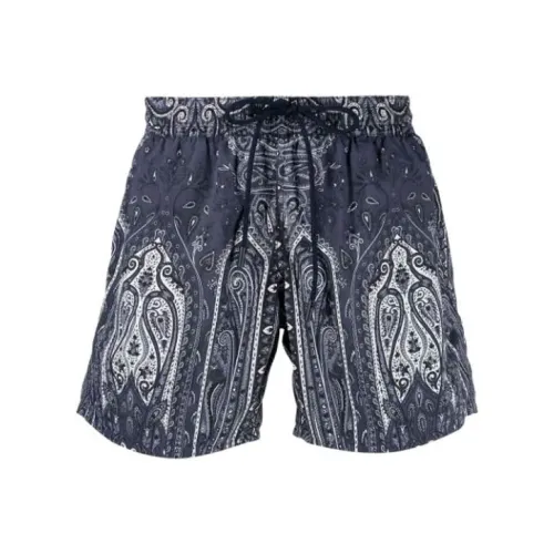 ETRO Мужские Плавательные Шорты Синего Цвета
