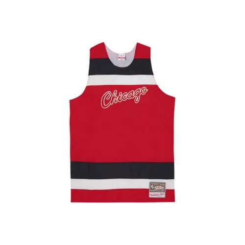 MITCHELL NESS Баскетбольная Джерси Мужская Красная