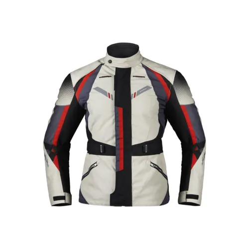 Duhan Мотоциклетная куртка мужская светло-серая