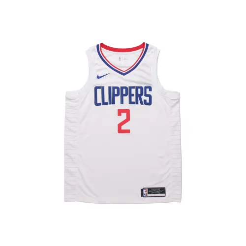 Nike Clippers Баскетбольная Джерси Мужская Белая