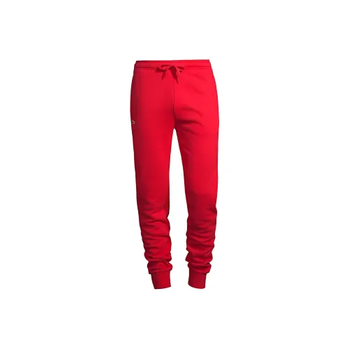 LACOSTE Collaboration Red Men's Casual Pants LACOSTE Collaboration Красные Мужские Повседневные Брюки
