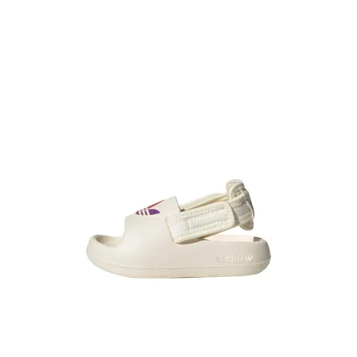 Adidas Originals ADIFOM ADILETTE Детские Сандалии Сливочный Новорожденный и Малыш