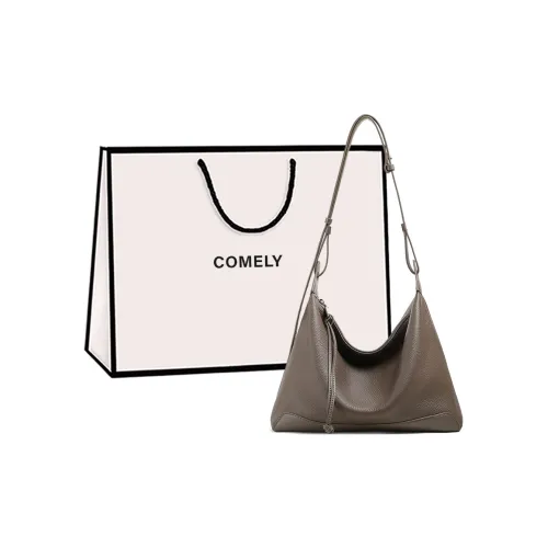 COMELY Коровья кожа Одно плечо Через плечо Сумка-тоут Хобо Стандартная Женская Слоновая серый