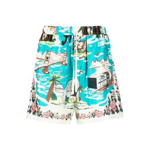 AMIRI Men's Blue Casual Shorts AMIRI Мужские Синие Повседневные Шорты