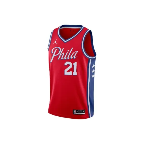 Jordan Баскетбольная Джерси Мужская Красная