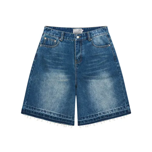 HARSH AND CRUEL Шорты Унисекс Синий