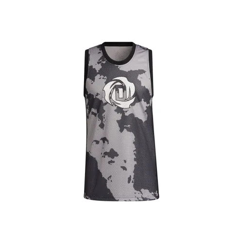 Adidas Баскетбольная Джерси Мужская Черная