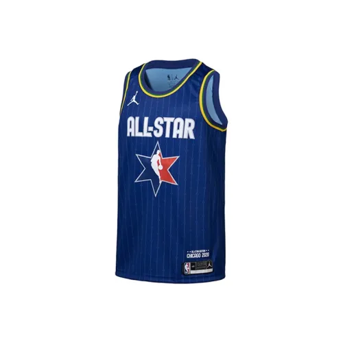 JORDAN Синий Мужская баскетбольная футболка